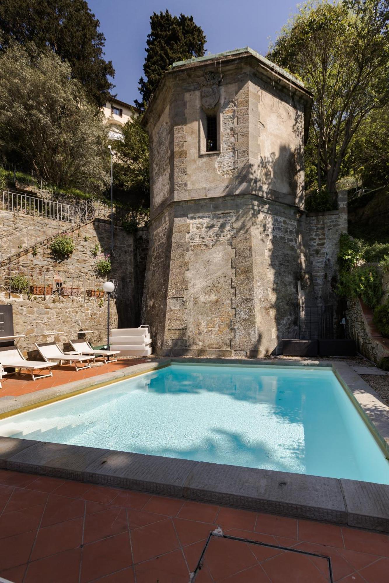 Fh55 Hotel Villa Fiesole Bagian luar foto